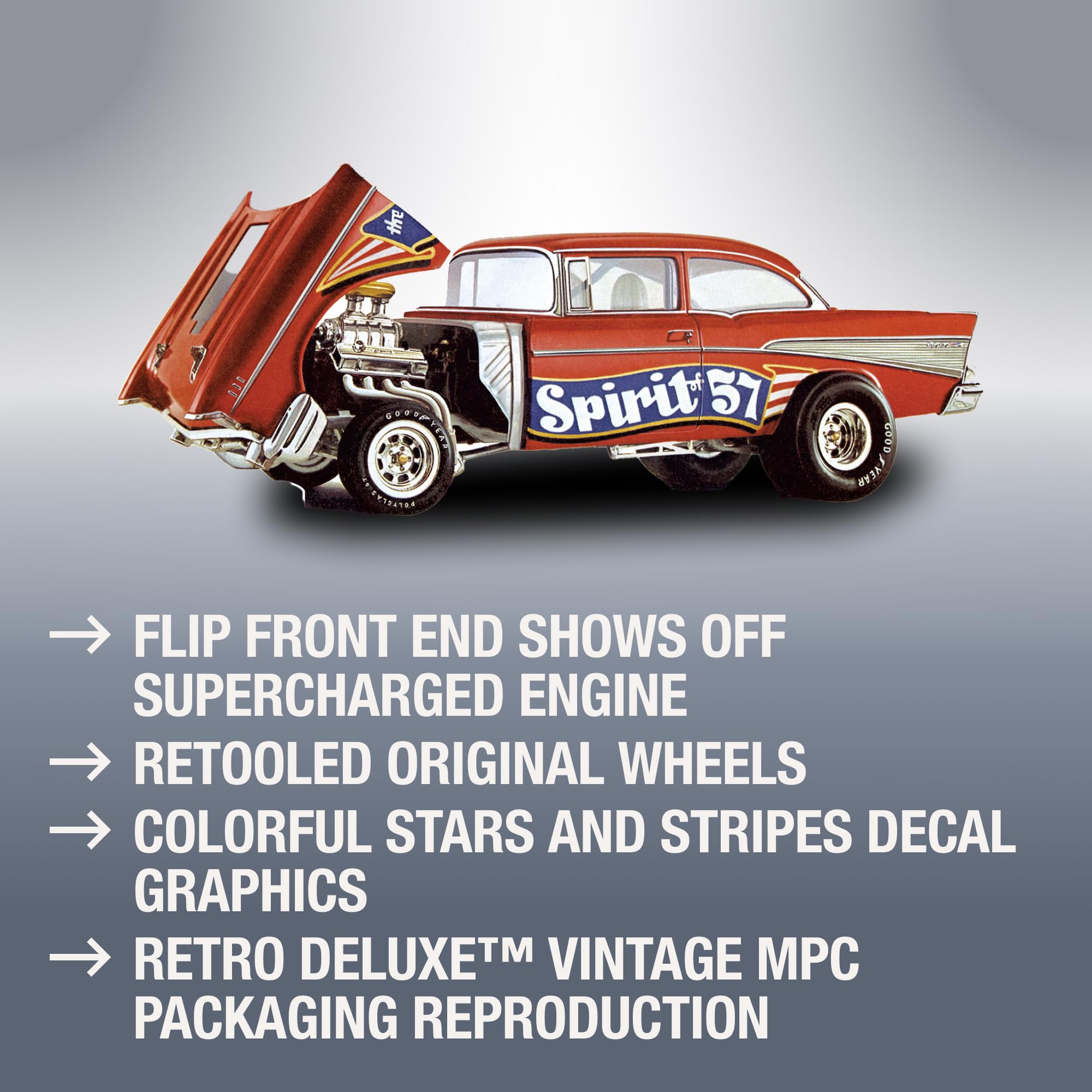 MPC 904 1/25 1957 Chevy Flip Nose, Spirit of 57 Model Kit