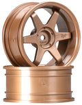 HPI Racing 3848 TE37 Wheel 26mm Bronze 6mm Offset/Fits 26mm Tire