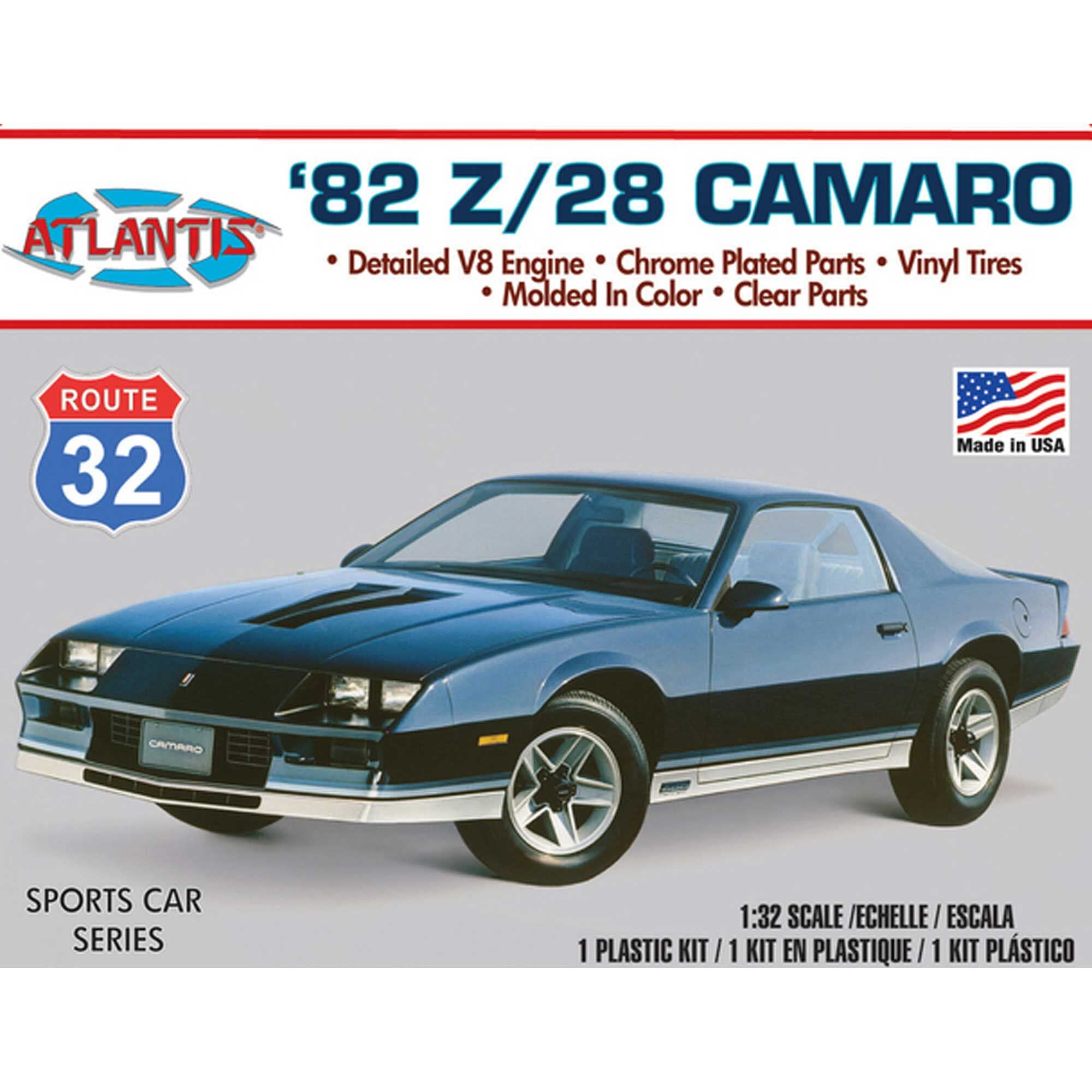 Atlantis M2004 1982 Camaro Z28 Route 32 1:32 Scale Model Kit