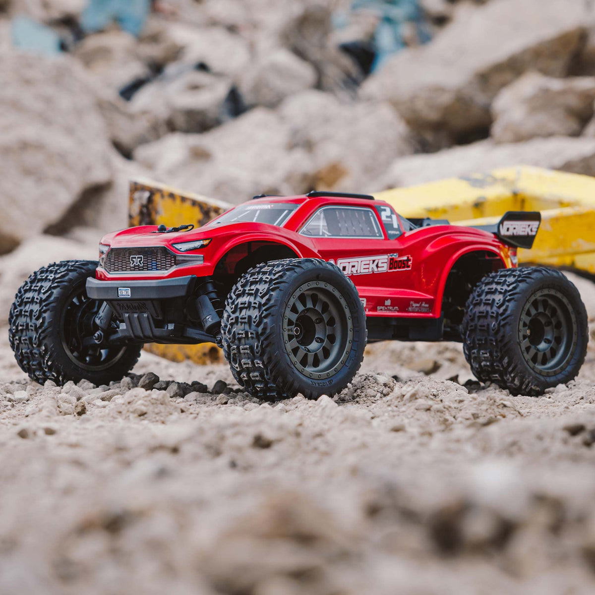ARRMA RC Truck 1/10 VORTEKS 4X2 Boost MEGA 550 Brushed Stadium Truck RTR