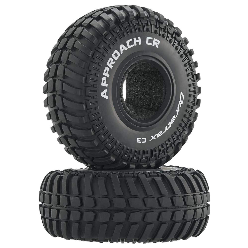 Duratrax RC Rock Crawler Tires with Foam Inserts, C3 Super Soft Compound