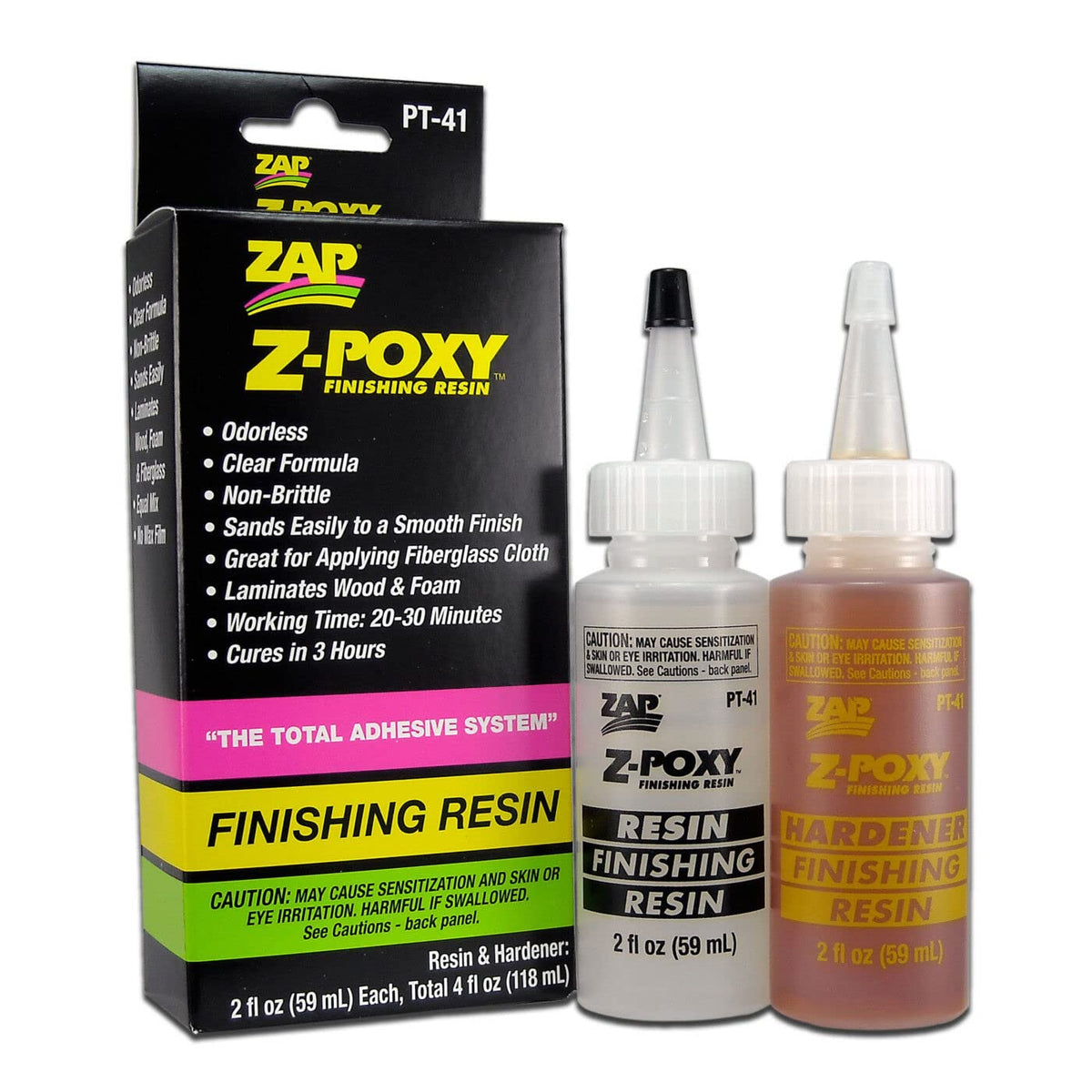 Pacer PT41 Z-Poxy/Epoxy Finishing Resin, 4 oz