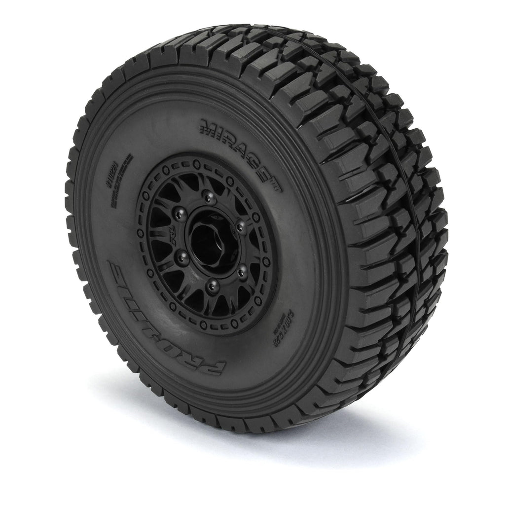 Pro-line Racing 1022410 1/7 Mirage TT BELTED F/R Tires MTD 17mm Black Raid (2): Mojave 6S, UDR