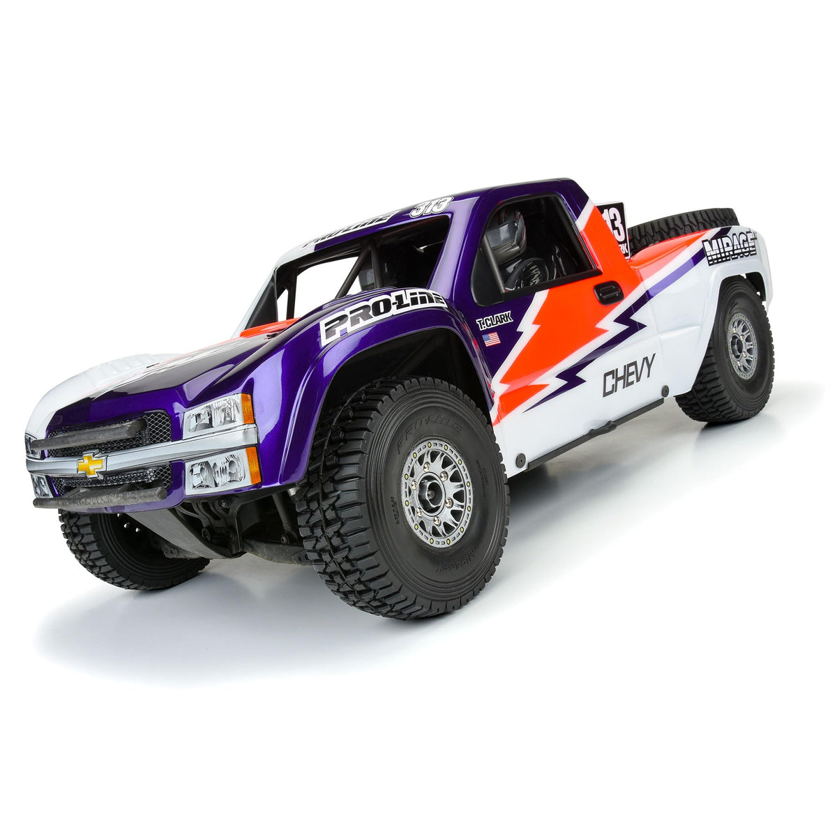 Pro-line Racing 362417 Pre-Cut 2007 Chevy Silverado Clear Body: Unlimited Desert Racer
