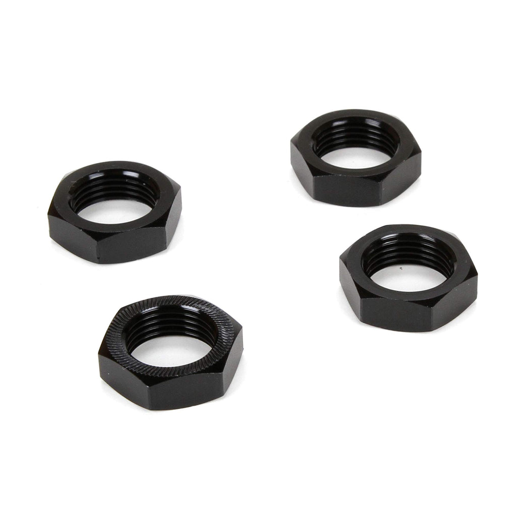 Losi LOS252051 Wheel Nut, Black (4): MTXL