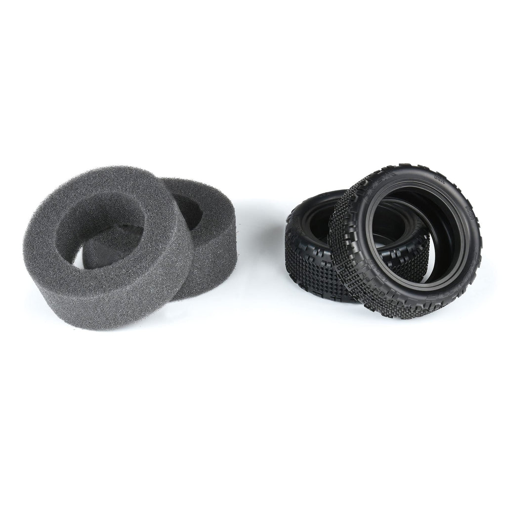 Pro-Line 8284303 1/10 Prism 2.0 CR3 4WD Front 2.2" Carpet Buggy Tires (2)