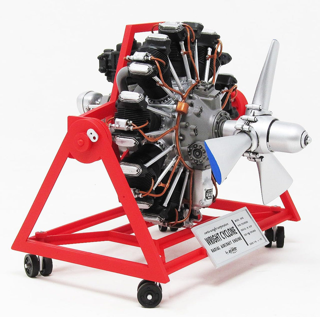 Atlantis M6052 Wright Cyclone 9 Radial Engine STEM 1:12 Model Kit