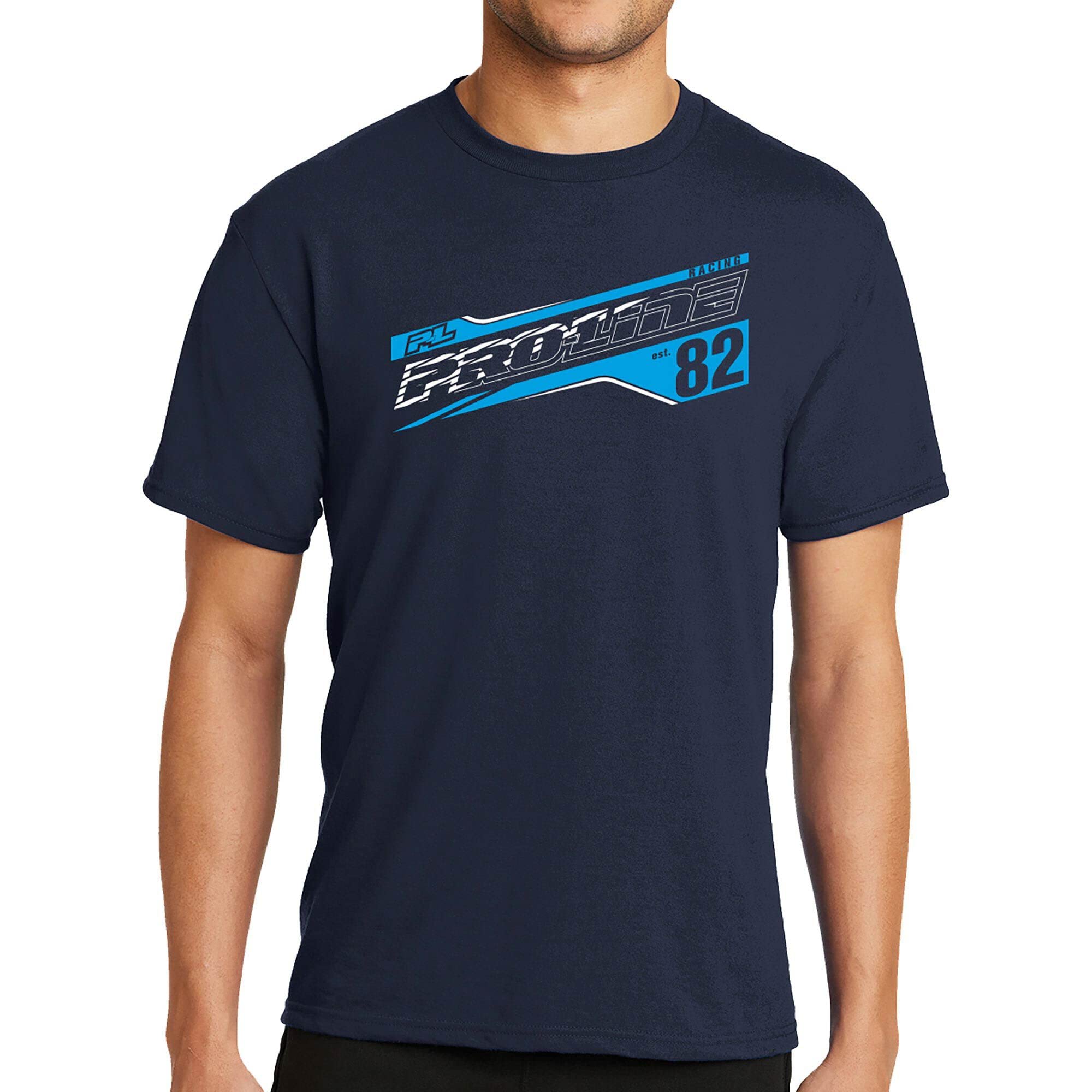 Pro-Line 985401 Pro-Line Streak Deep Navy TShirt Small