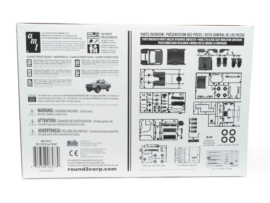 AMT 1425 1992 Toyota 4x4 Pickup 1/20