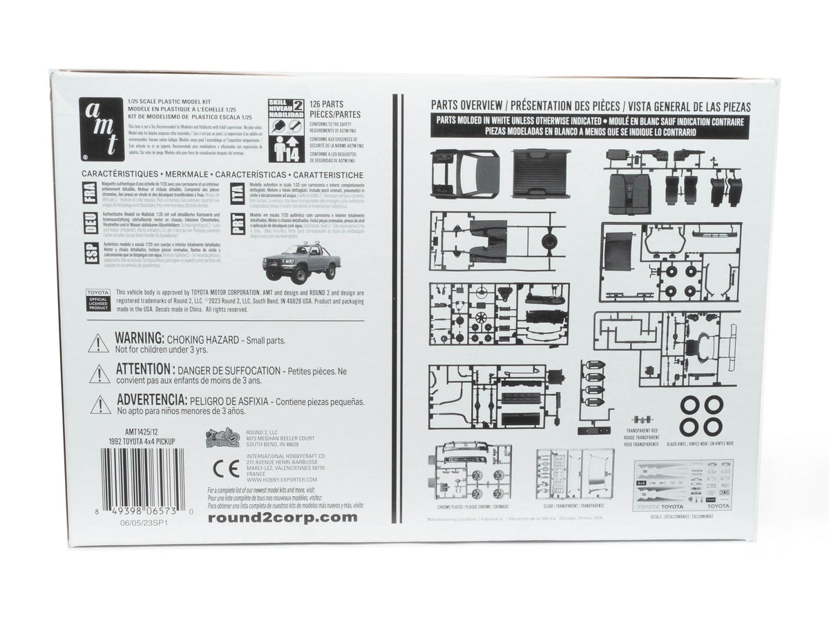 AMT 1425 1992 Toyota 4x4 Pickup 1/20