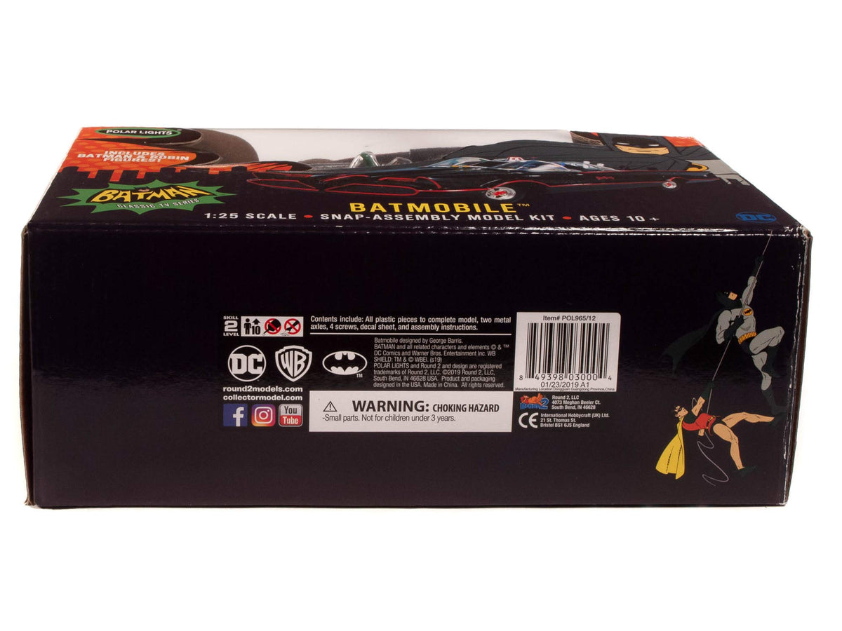 Polar Lights 965 1/25 '66 Batmobile, Snap Model Kit