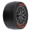 Pro-Line 1030410 Goodyear Eagle Option Tire F/R MTD Grey for Losi NASCAR Racecar (4)