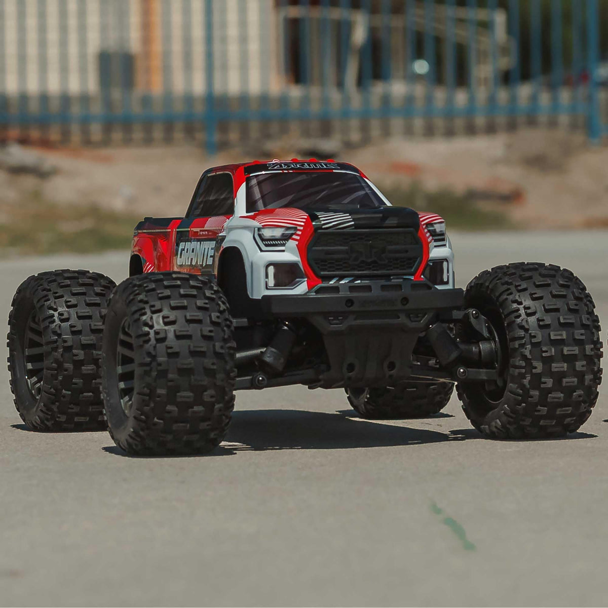 ARRMA RC Truck 1/10 Granite 4X4 223S BLX BRUSHLESS Monster Truck RTR with DSC, RED, ARA4302V4T2