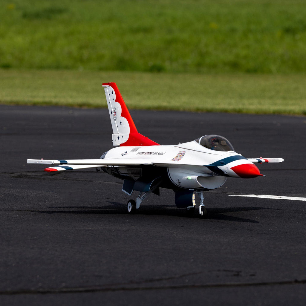 E-Flite EFL87950 F-16 Thunderbirds 80mm EDF BNF Basic with AS3X and SAFE Select