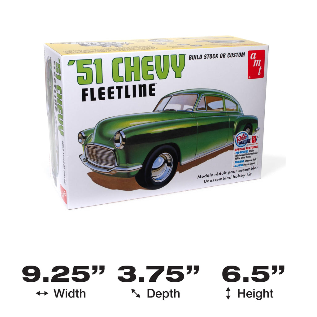AMT 1378 1/25 1951 Chevrolet Fleetline 2-in-1 Plastic Model Kit New