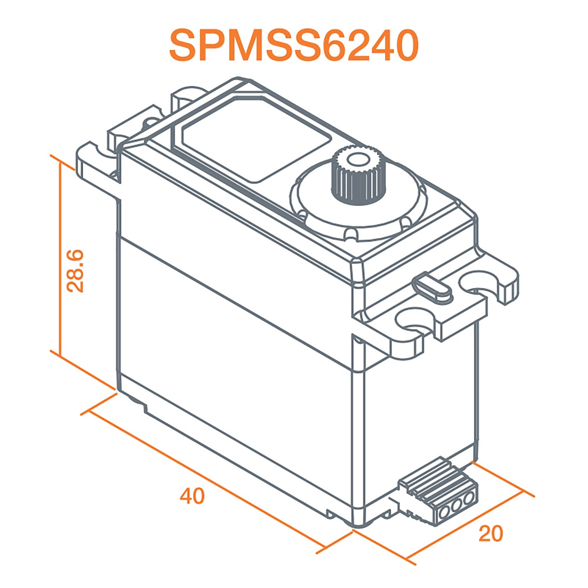 Spektrum SPMSS6240 S6240 High Speed, Digital Servo