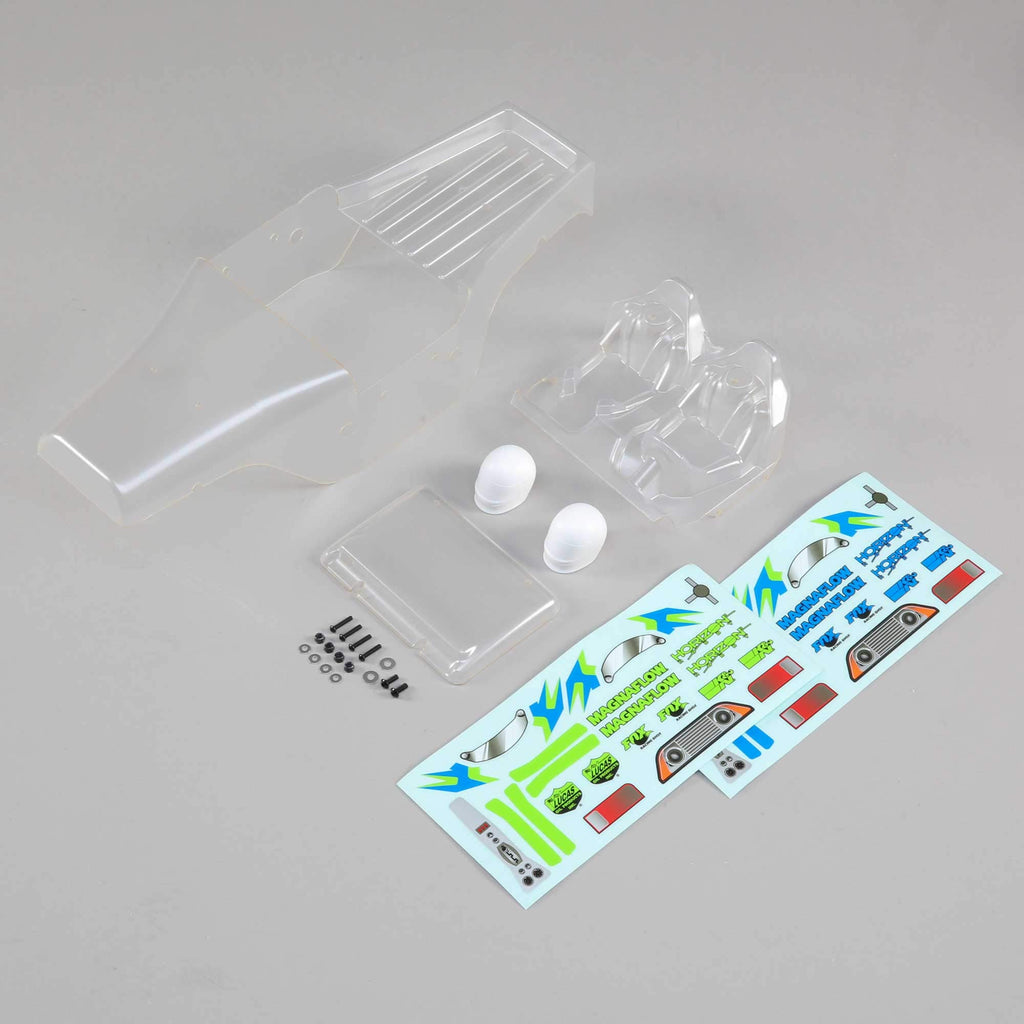Losi LOS230050 Body Set w/ Driver Insert, Clear:Nightcrawler S.E.