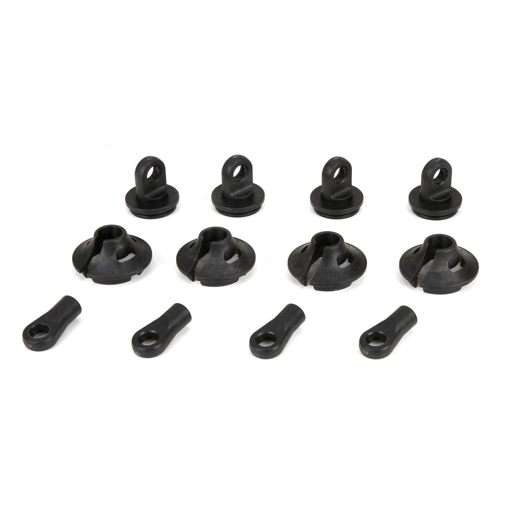 Losi LOS253006 Spring Cups/Clips/Shock Ends (2): 1:5 4wd Desert Buggy XL