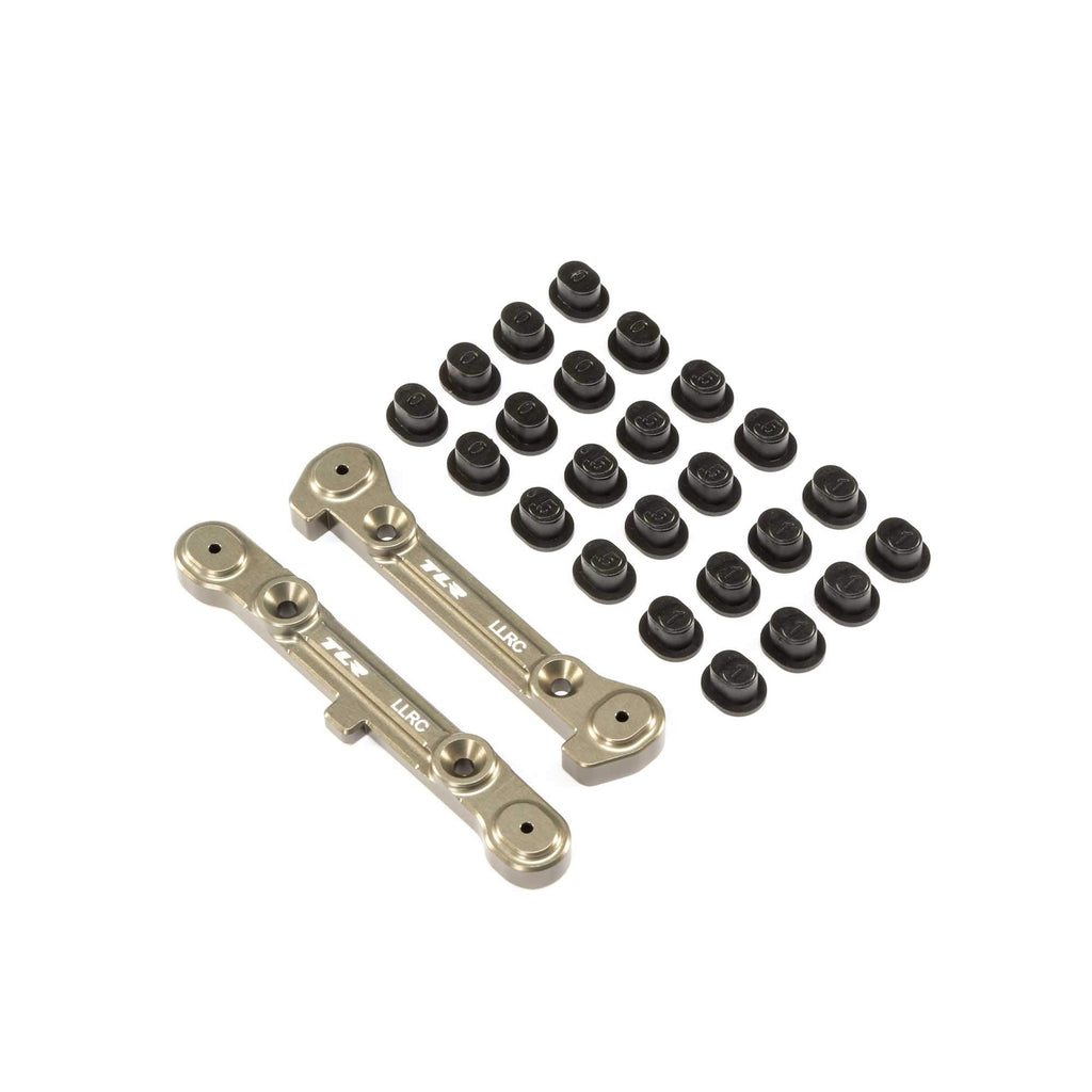 Team Losi Racing TLR344010 LLRC Adj Rear Hinge Pin Brace Set: 8IGHT 8T 4.0