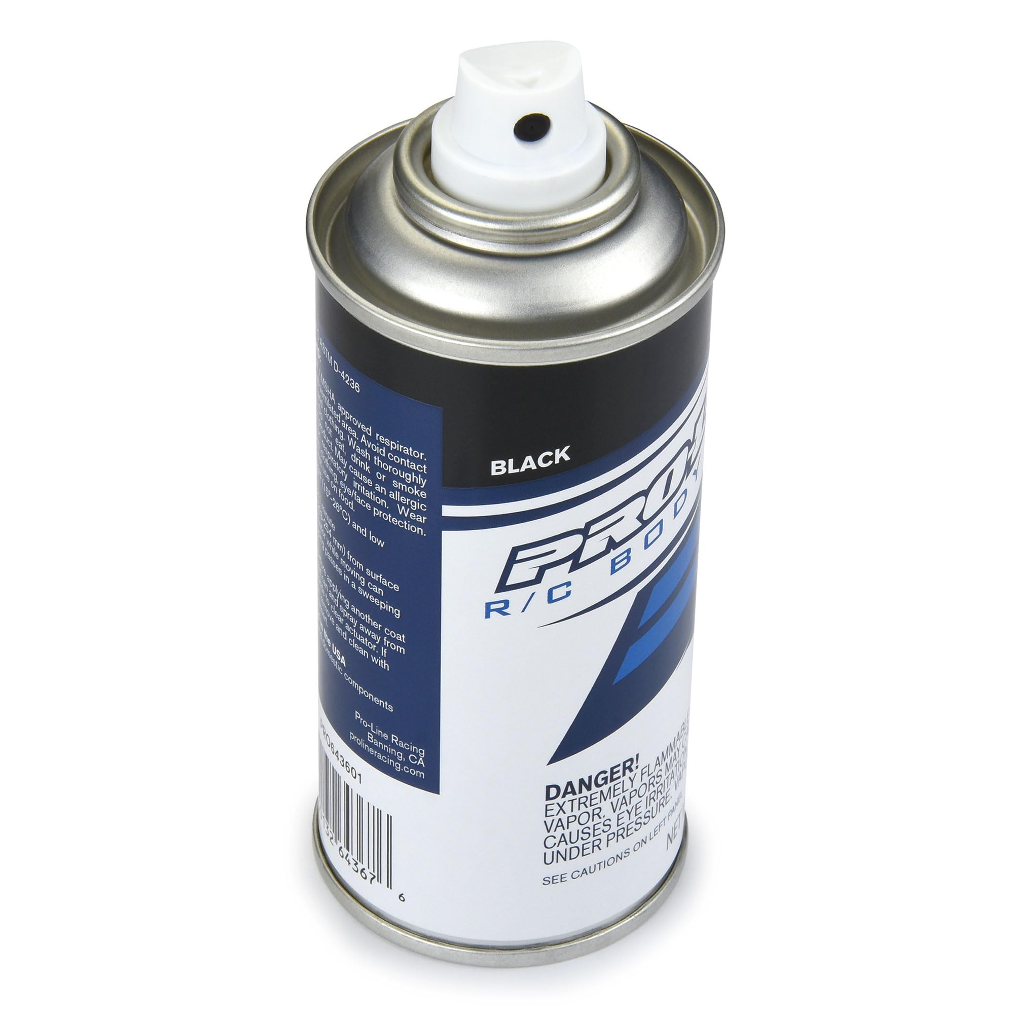 Pro-Line 643601 RC Body Spray Paint Black 4.5oz Polycarbonate