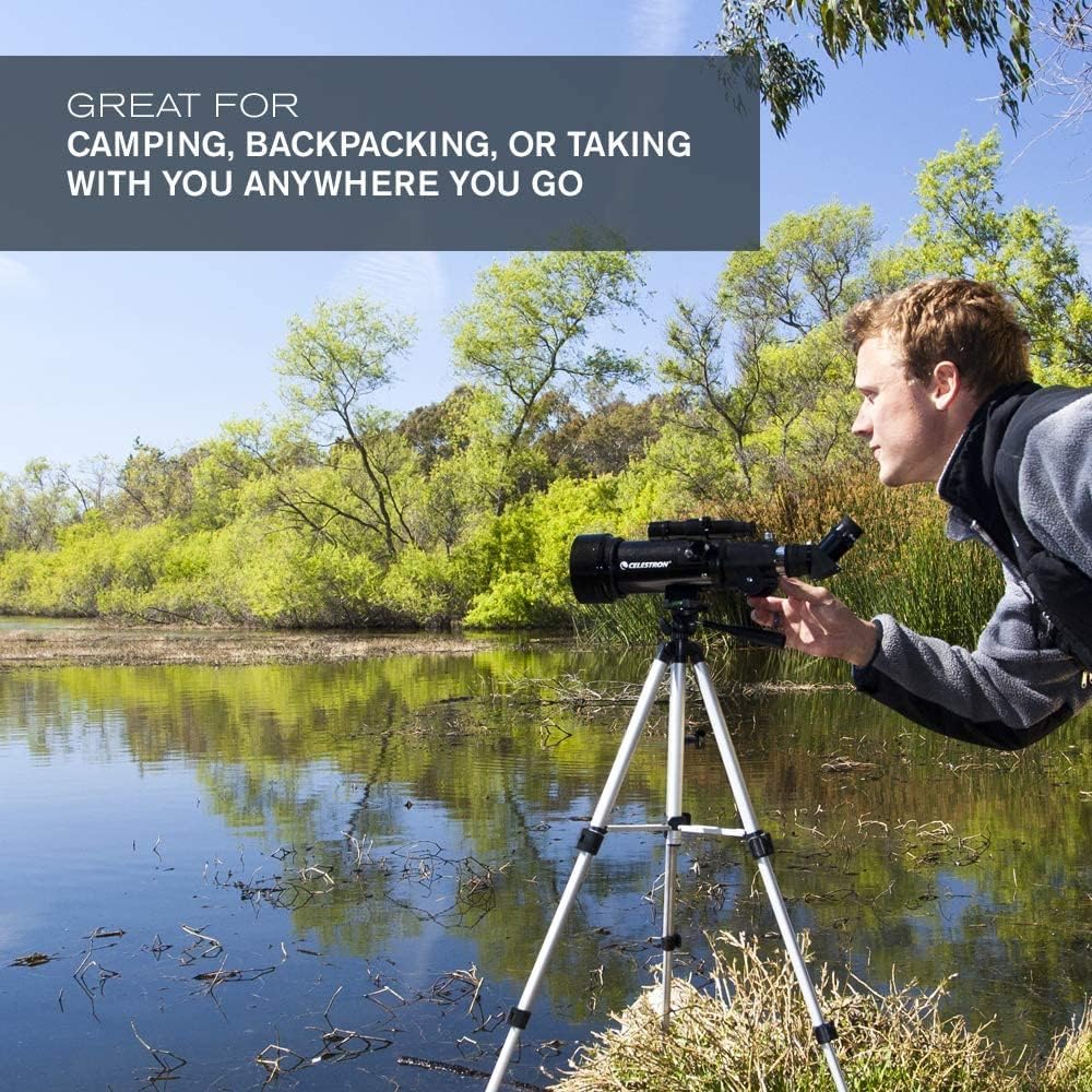 Celestron 21035-FINAL Travel Scope 70 Portable Refractor Telescope w/ Tripod & Backpack (Copy)