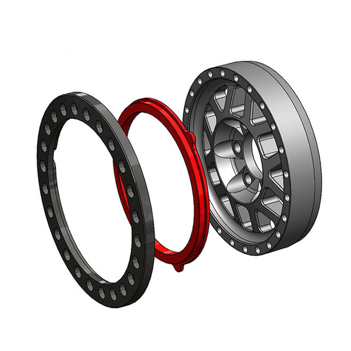 Vanquish Products 07807 KMC 1.9 KM445 Impact Bronze Anodized