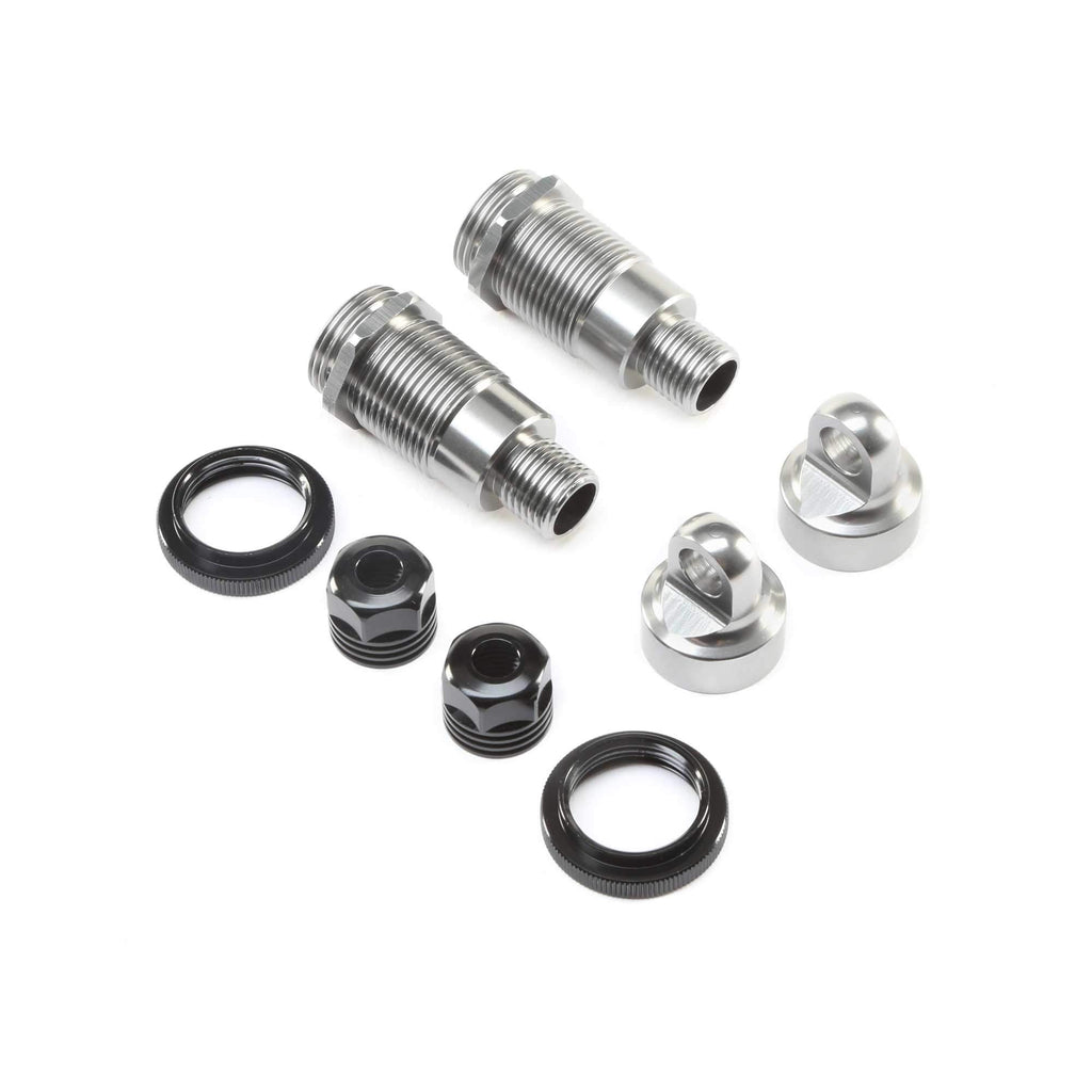 Losi LOS254041 Shock Body & Collar Set, Front (2): 1/6 Super Baja Rey