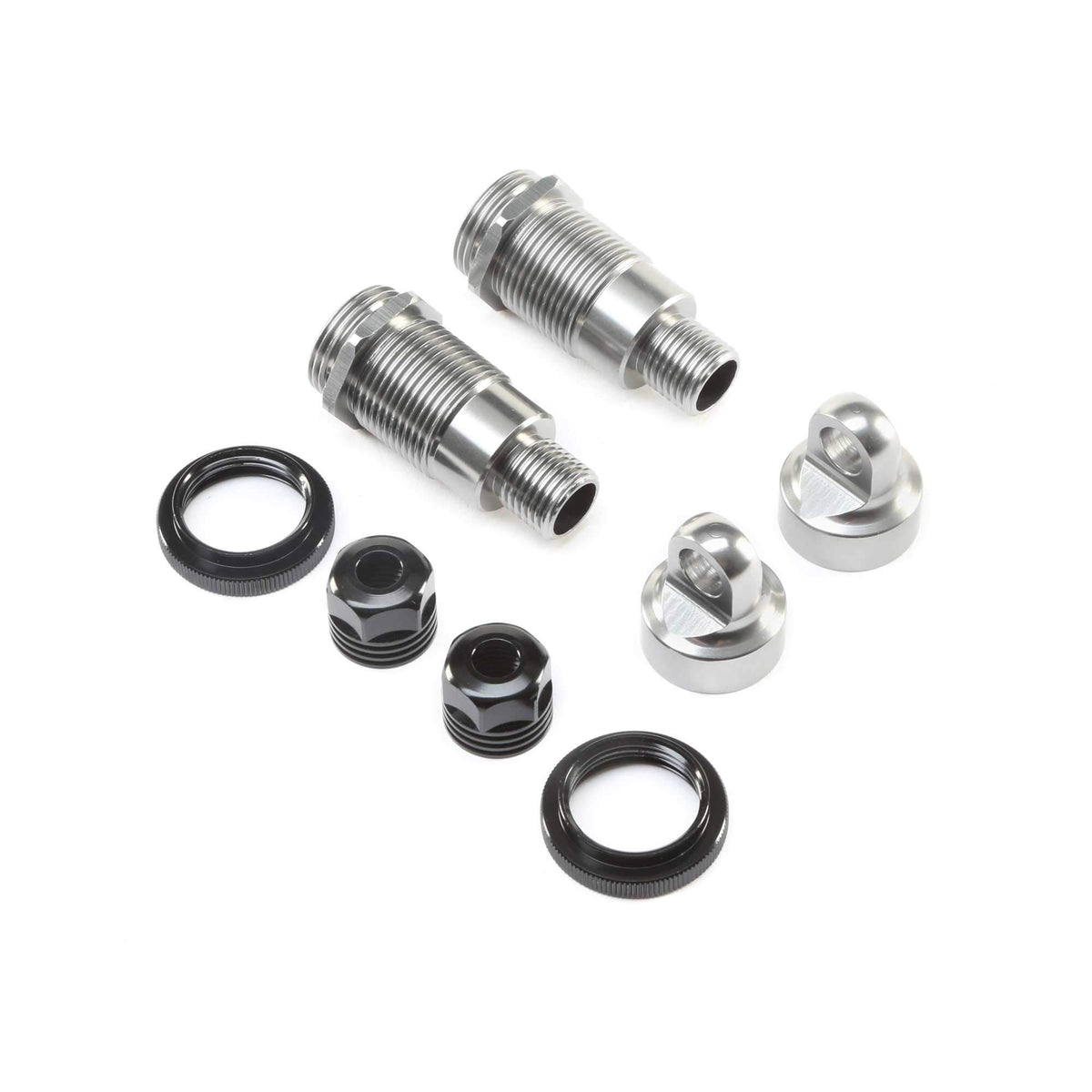 Losi LOS254041 Shock Body & Collar Set, Front (2): 1/6 Super Baja Rey