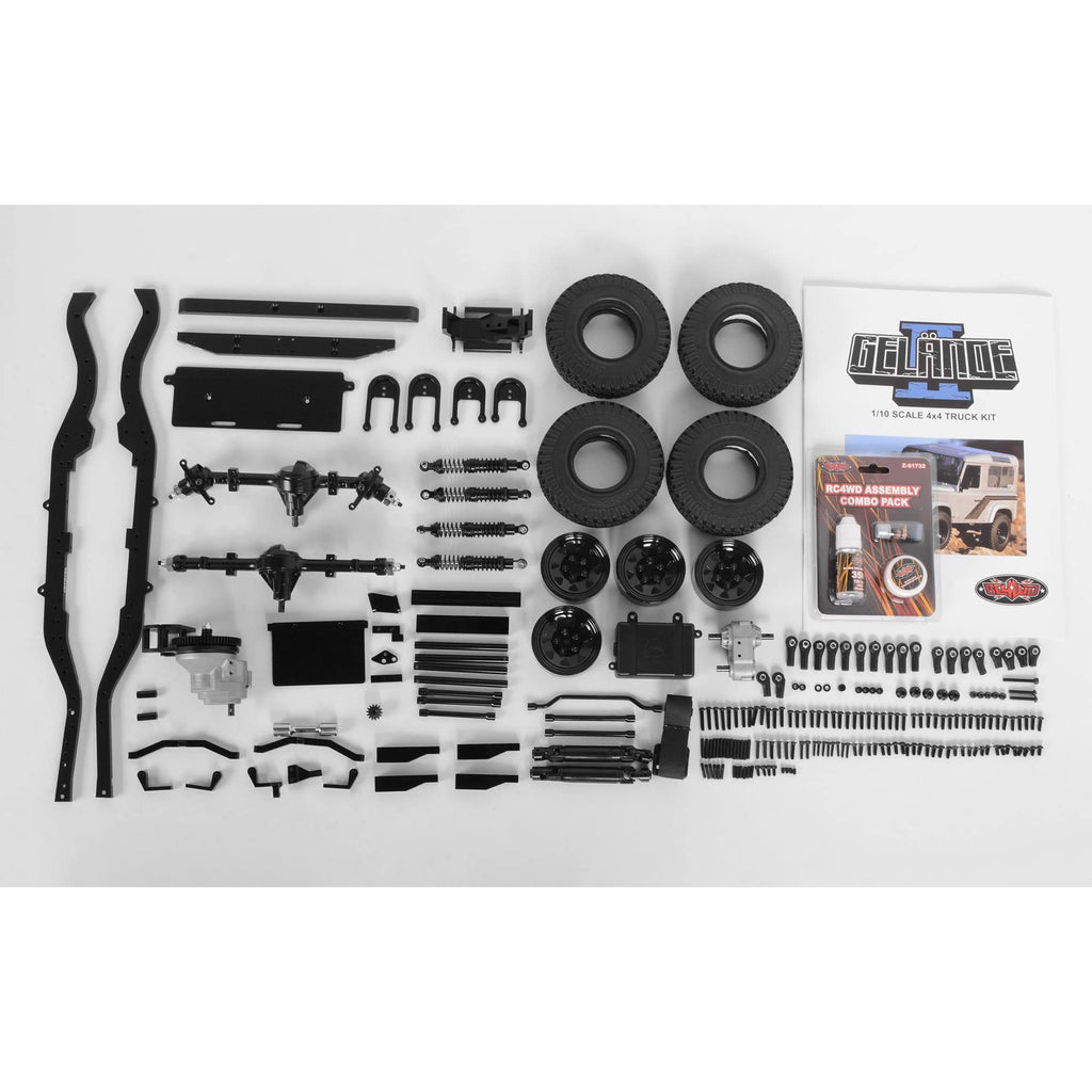 RC4WD ZK0060 Gelande II D90 Truck Kit, Chassis Kit