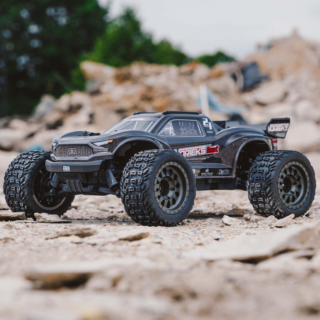 ARRMA RC Truck 1/10 VORTEKS 4X2 Boost MEGA 550 Brushed Stadium Truck RTR