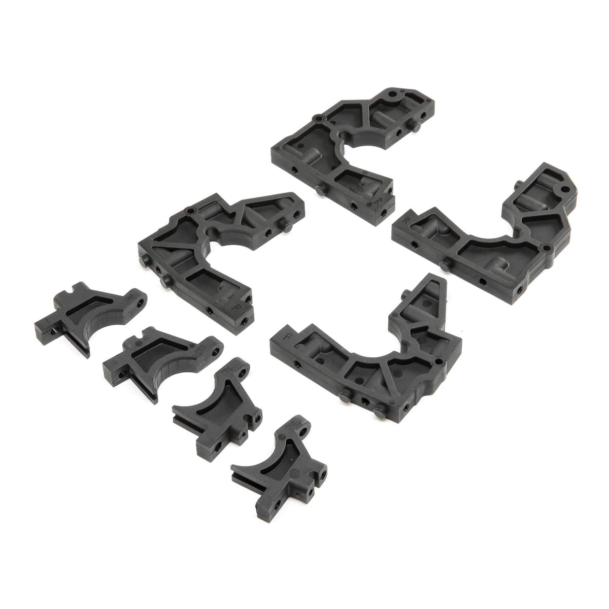 Losi LOS251102 Front/Rear Bulkhead Set: DBXL-E 2.0