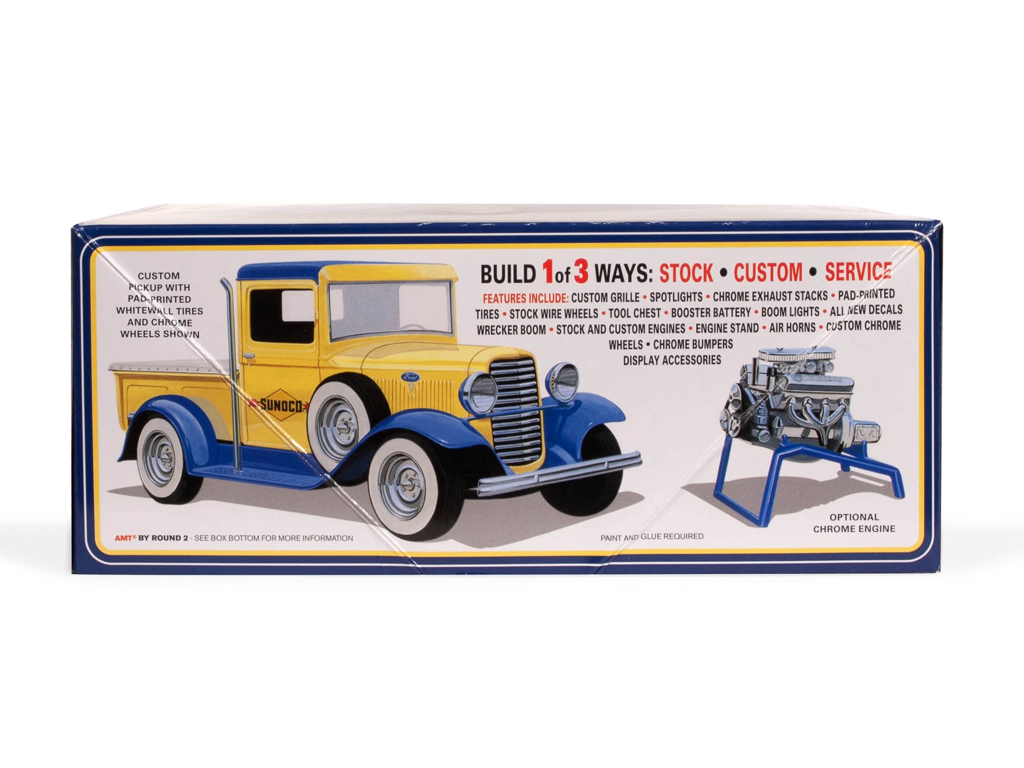AMT 1289 1934 Ford Pickup Sunoco 1:25 Model Kit