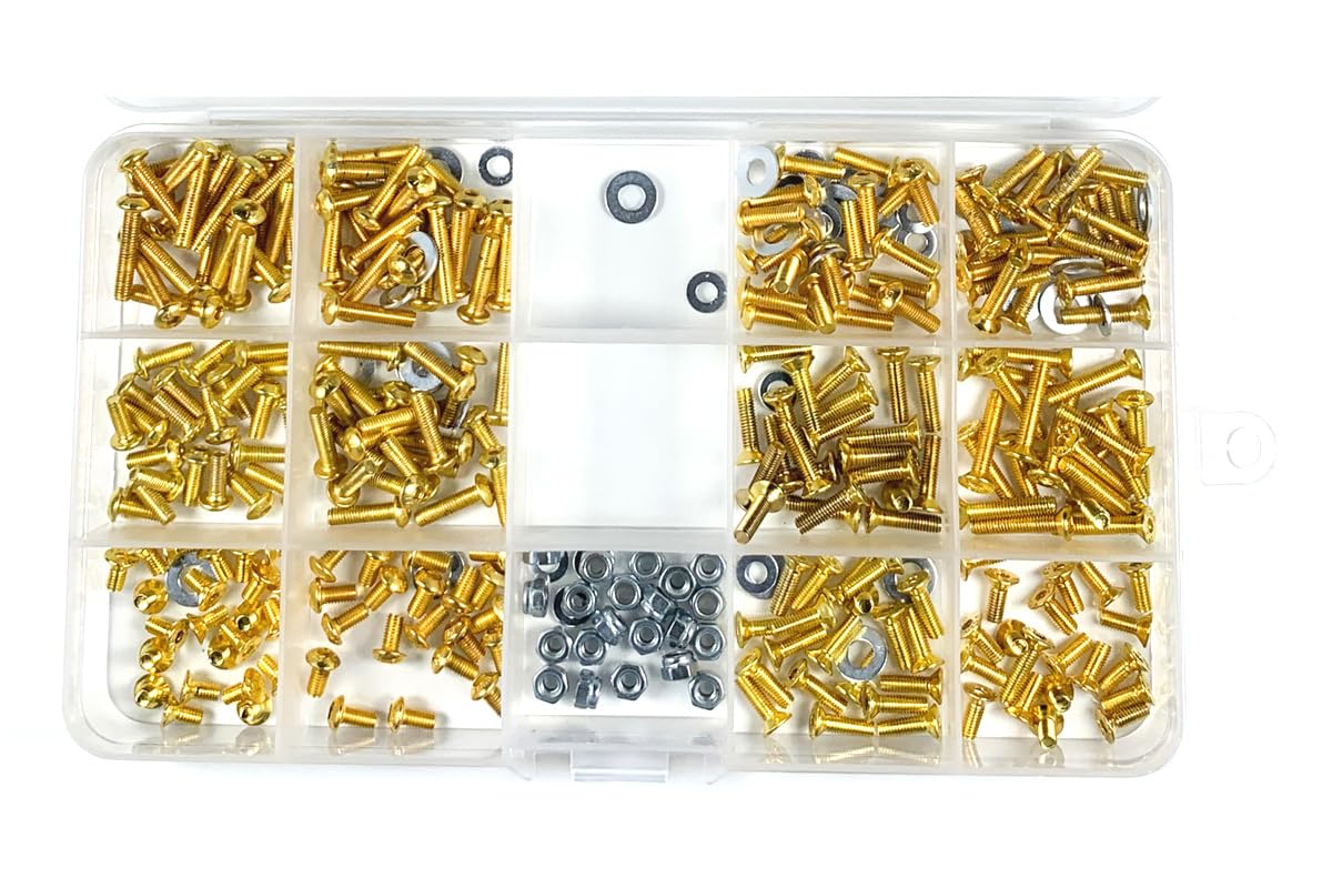 Racers Edge 3119 1/10 High Stainless Steel Screw Assortment Box for RC