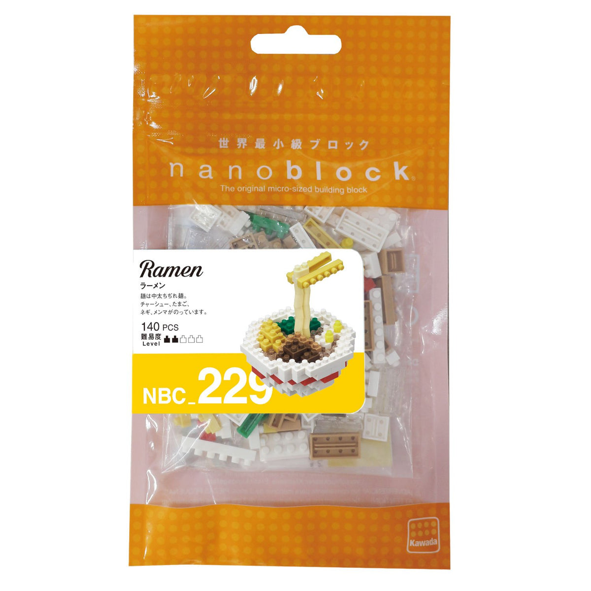Nanoblock 20649 Ramen "Foods", Nanoblock Collection Series