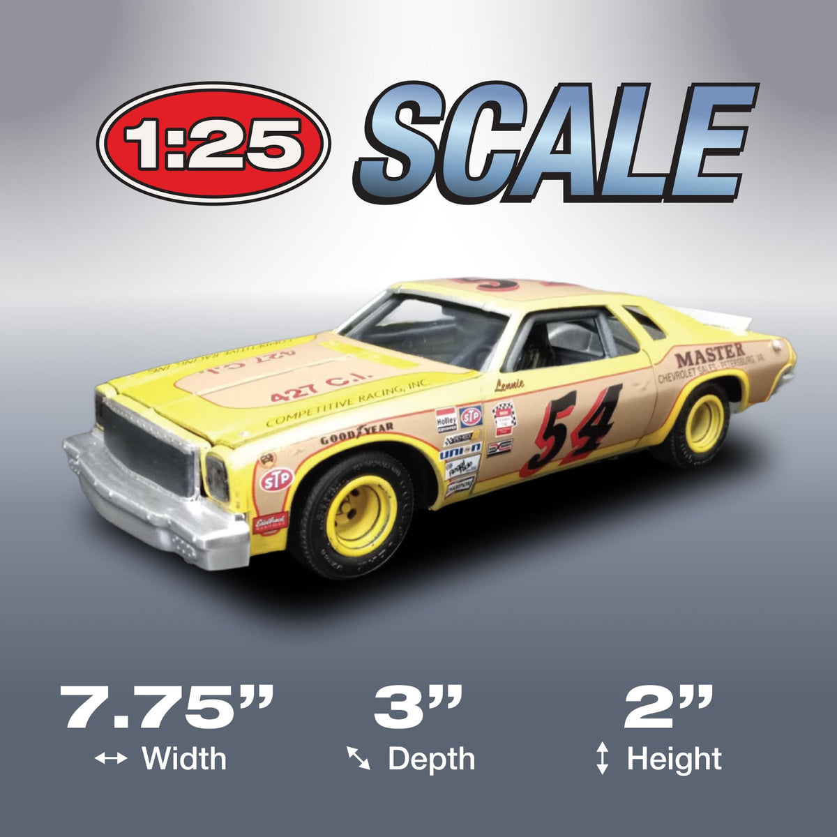 AMT 1352 Lennie Pond Chevy Malibu Stock Model Kit