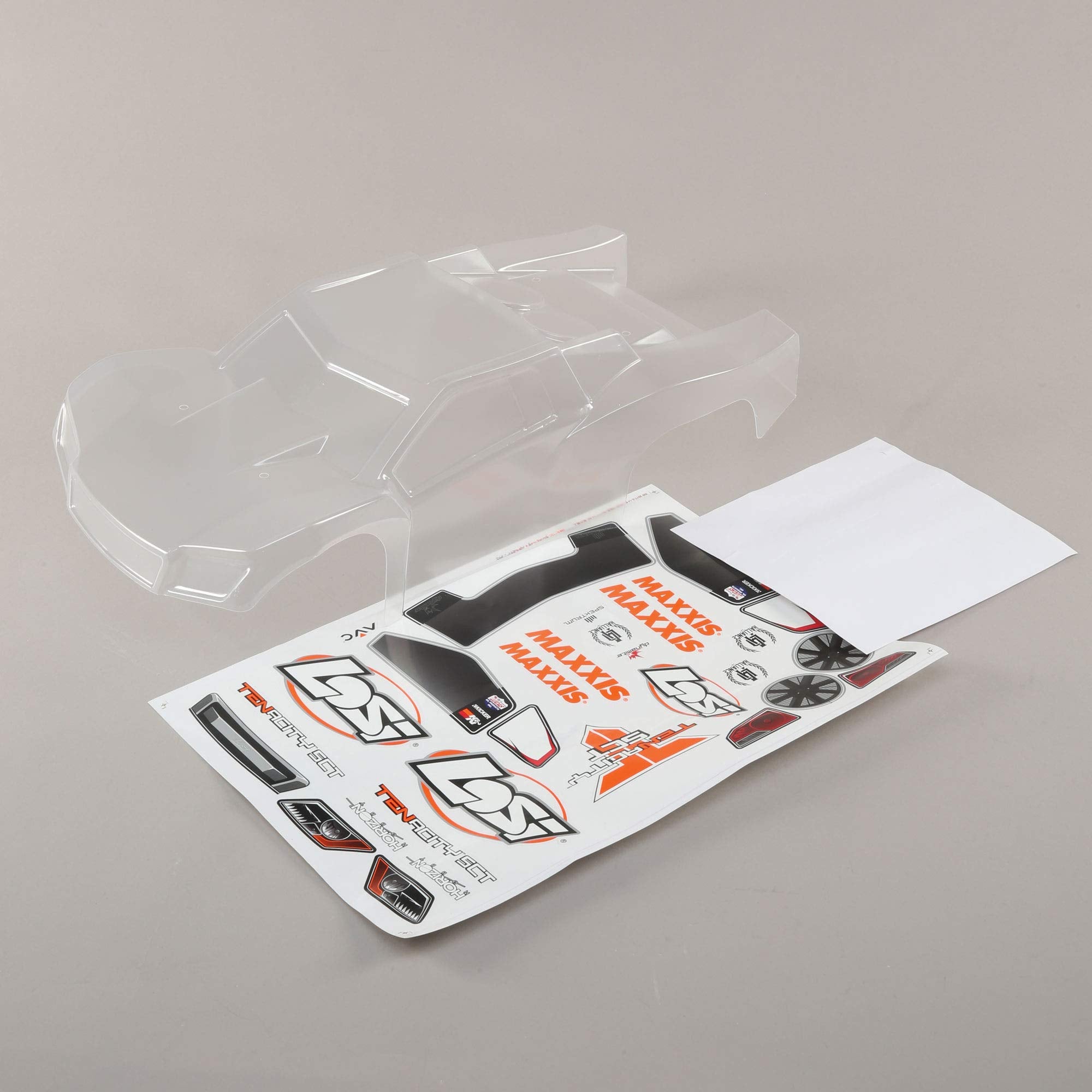 Losi LOS230033 Body Set, Clear: Tenacity SCT