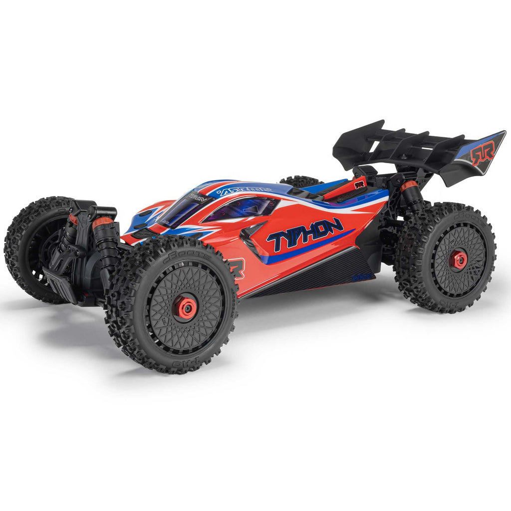 ARRMA RC Car 1/8 Typhon 4X4 RTR Brushed Buggy, Red (Battery and Charger Not Included), ARA4206V4T3