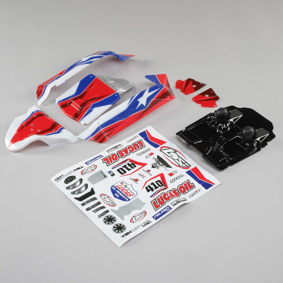 Losi LOS230070 Body Set, Lucas Oil: Tenacity DB Pro