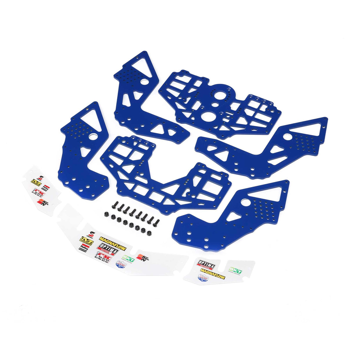 Losi LOS-1827 Chassis Plate Set, Blue: LMT 2.0