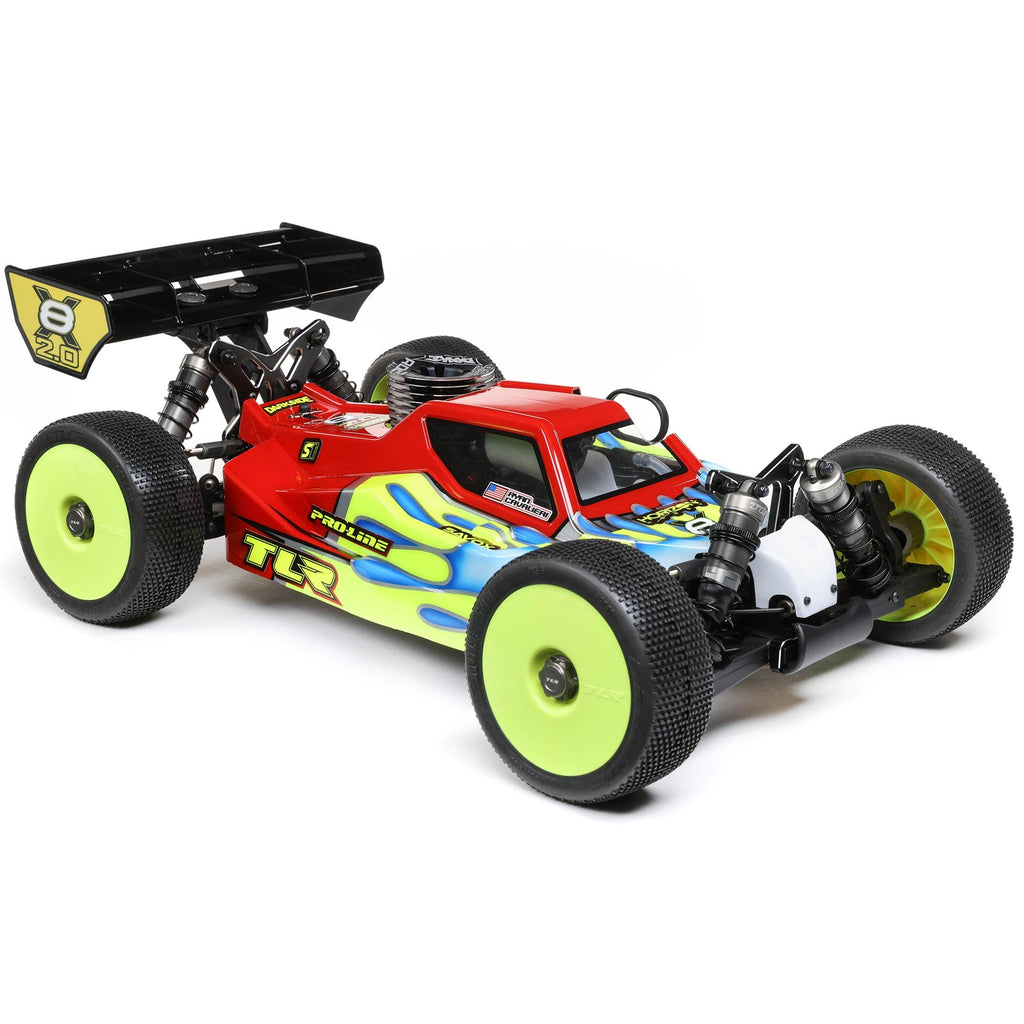 Team Losi Racing TLR04012 8IGHT-X/E 2.0 Combo Race Kit:1/8 4WD Nit/El Buggy
