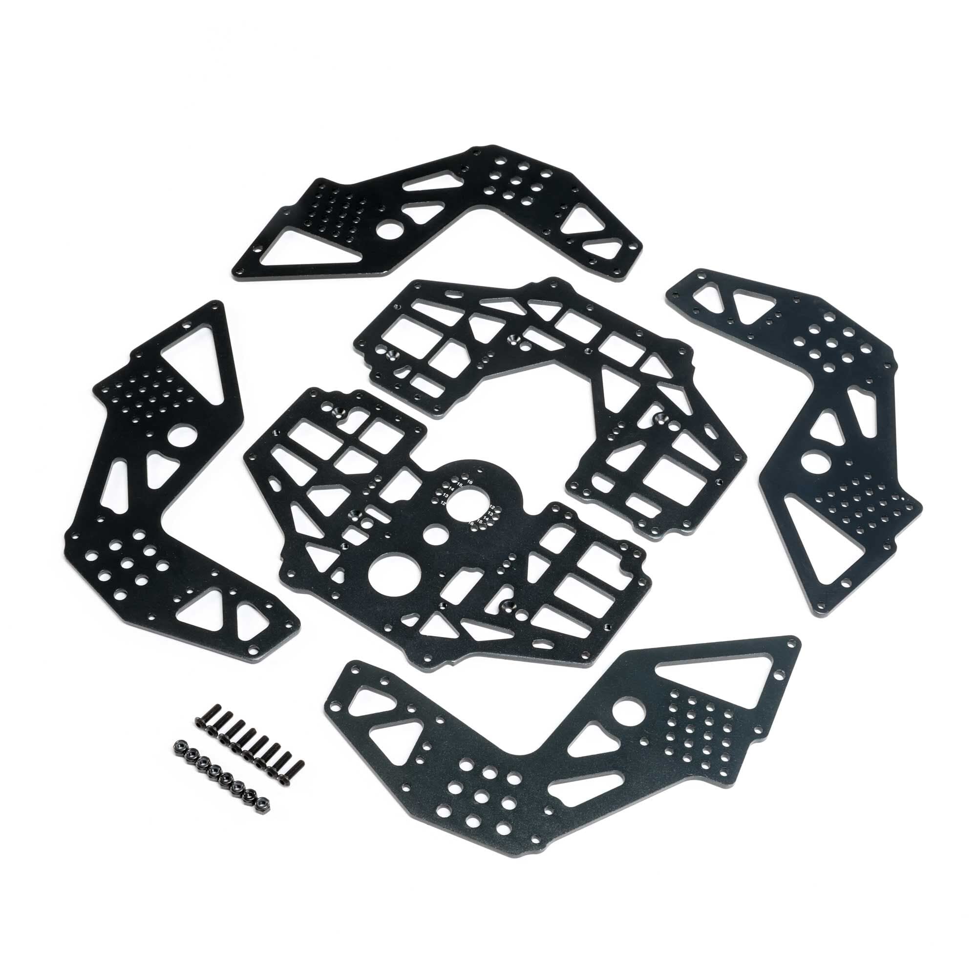 Losi LOS241034 Chassis Side Plate Set: LMT