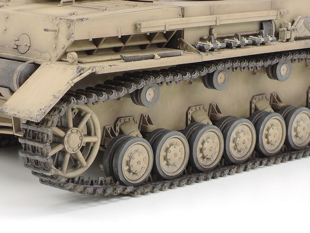 Tamiya 25208 1/35 German Tank Panzer IV Ausf.F & Motorcycle Model Set