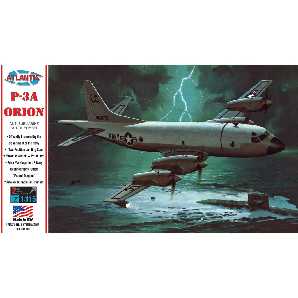 Atlantis H163 P-3A Orion US Navy Anti Submarine Patrol Bomber