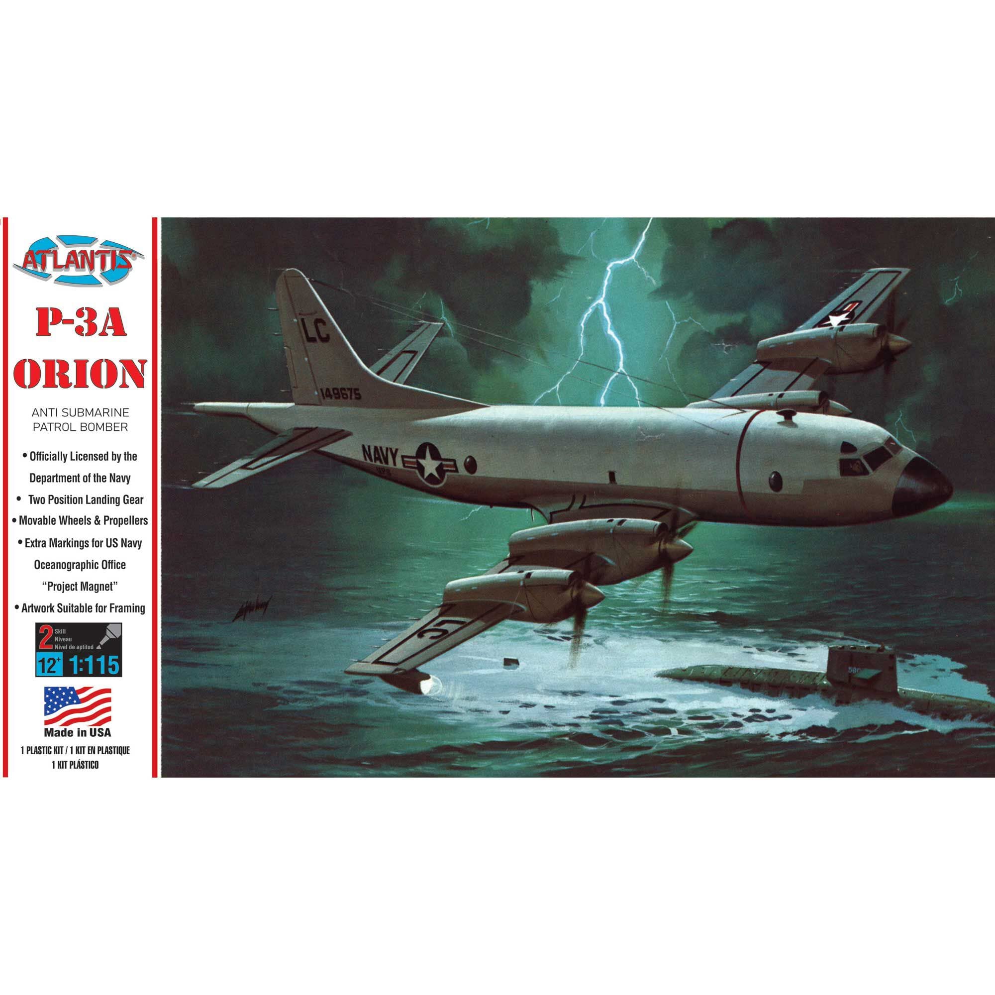 Atlantis H163 P-3A Orion US Navy Anti Submarine Patrol Bomber