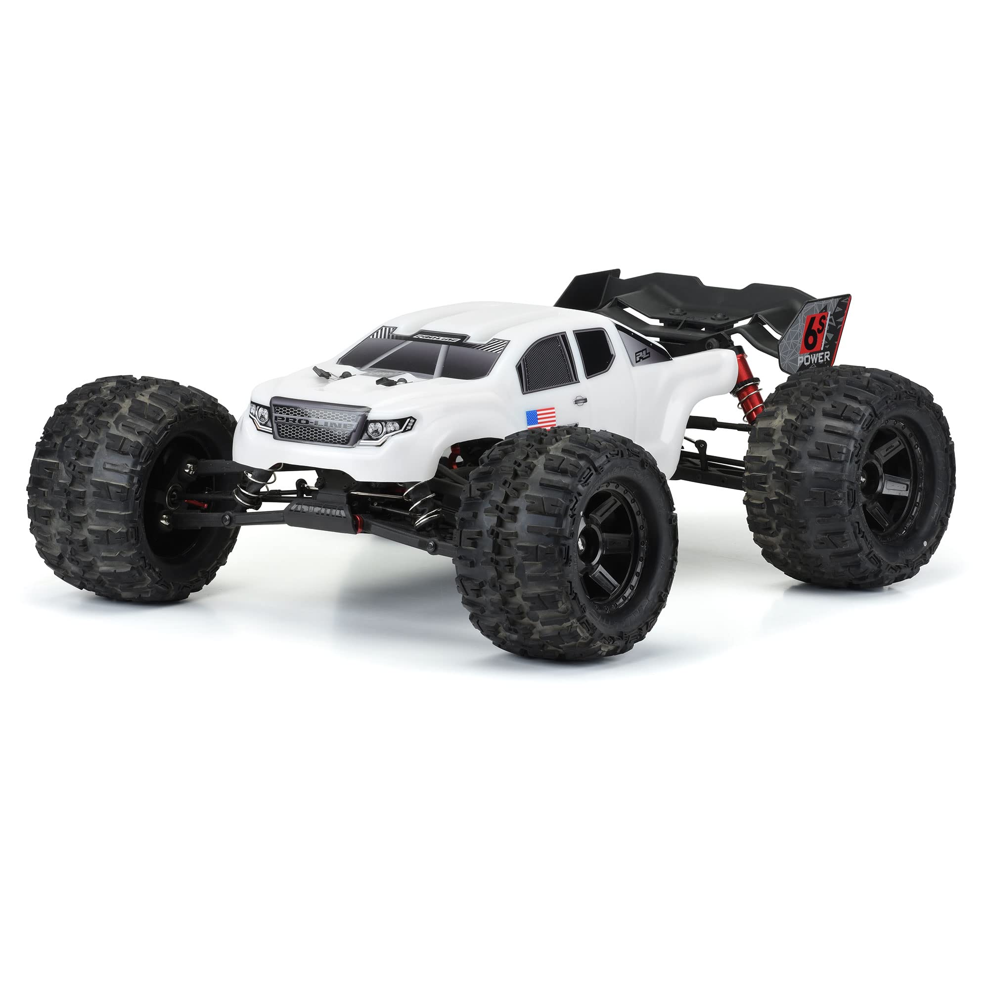 Pro-Line 352115 PreCut Brute Bash Armor Body (White), for ARRMA Kraton