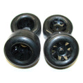 Calandra Racing 2314 RT-1 Front & Rear Mounted GTR Rim Rubber Tires(4)