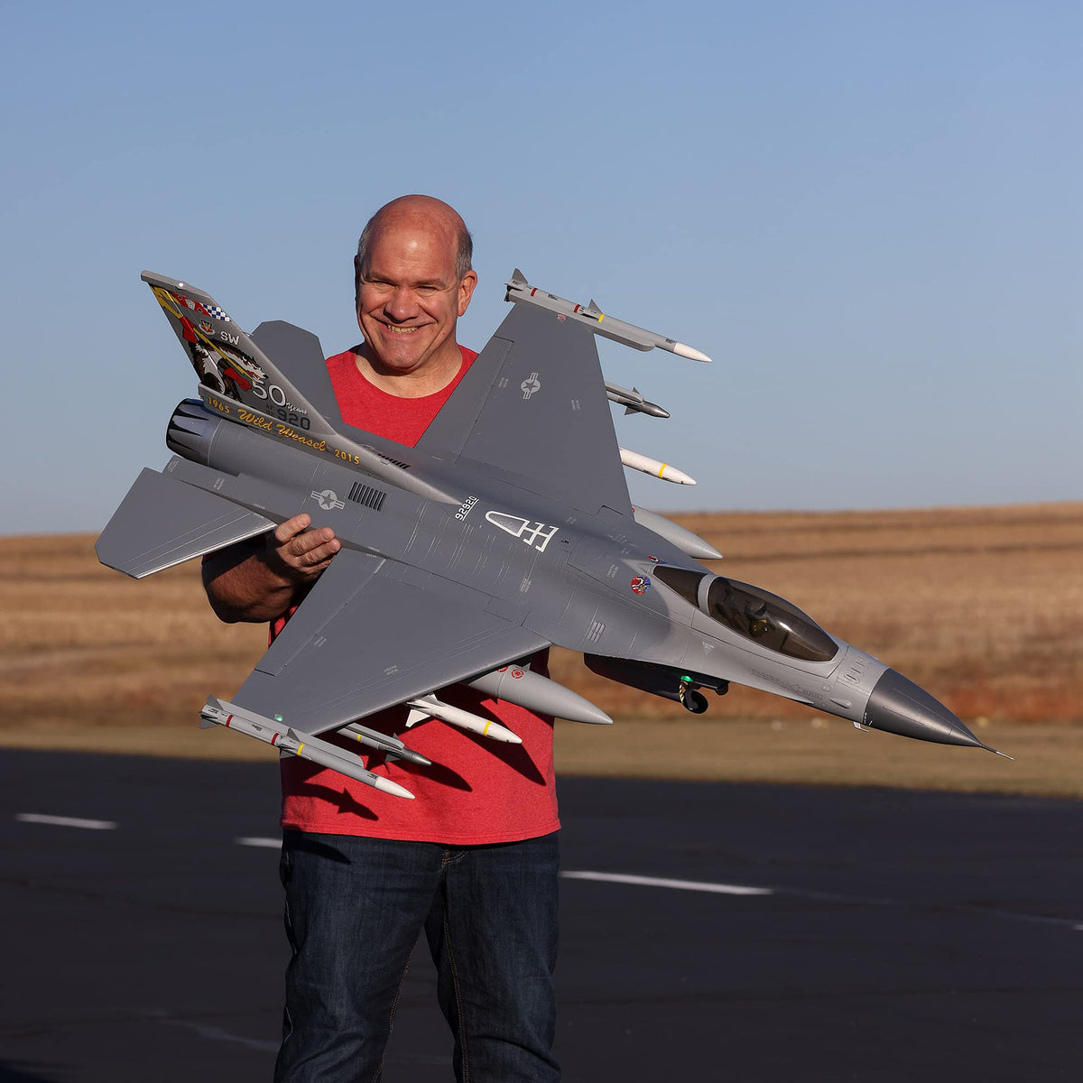 E-Flite EFL87870 F-16 Falcon 80mm EDF ARF+ Airplane (no Power system)