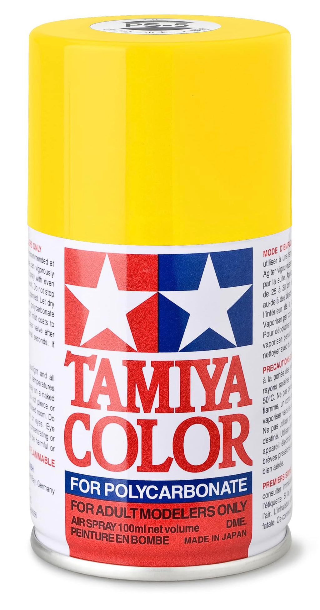 Tamiya 86006 Polycarbonate RC Body Paint 100ml Spray Can PS-6 Yellow