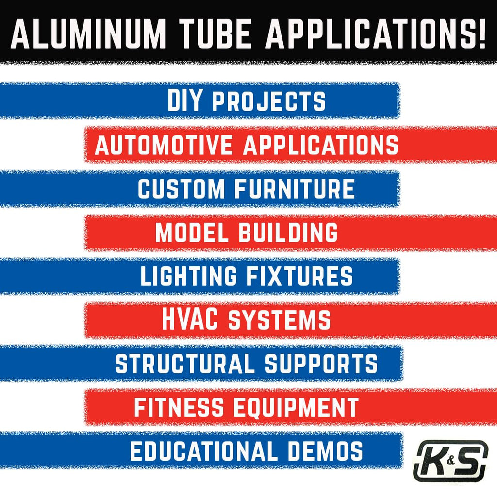 K&S 83060 Round Aluminum Tube