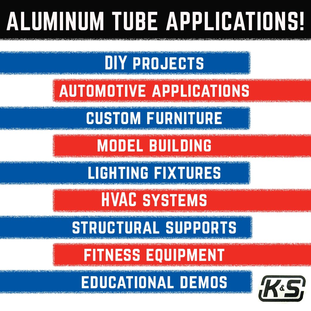 K&S 83060 Round Aluminum Tube